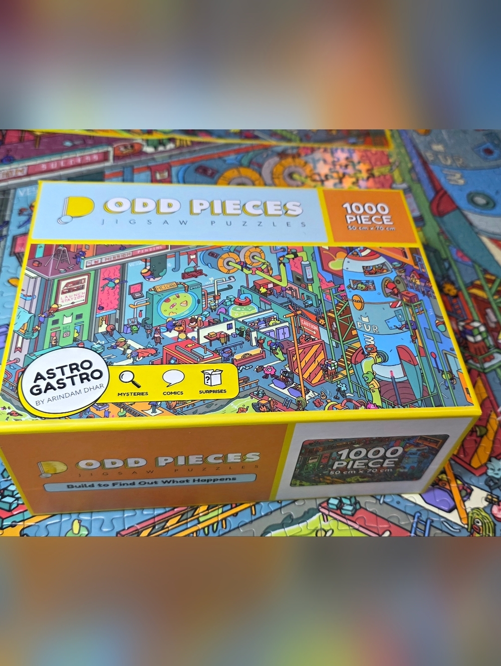 1000-Piece Odd Pieces Mystery Puzzle - Astro Gastro